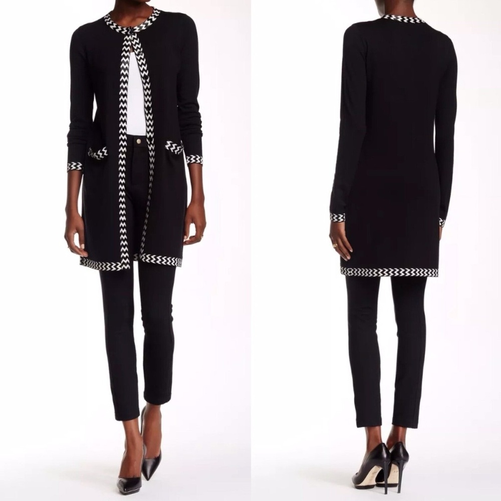 Diane Von Furstenberg Carmela Silk Blend Cardigan Beaded Large